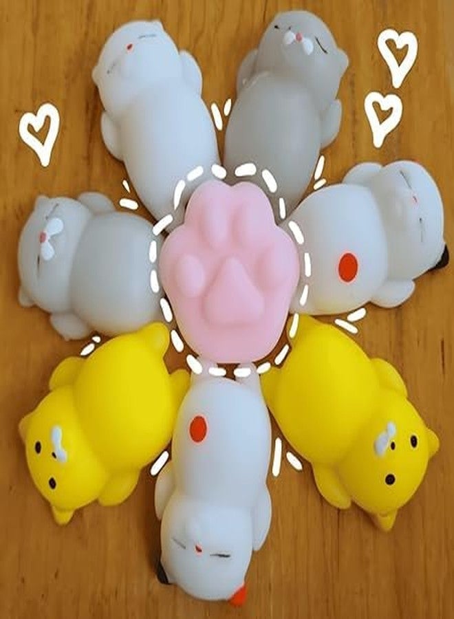 ANAB GI Squishies Mochi Toys, Mini Kawaii Squishy Forest Animals Squeeze Stress Relief Toys (Pack-5) - Image 1
